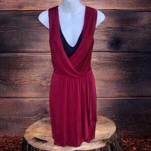 🤑10/$100 Akiko red stretch sleeveless dress XS